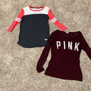 Long sleeve pink bundle